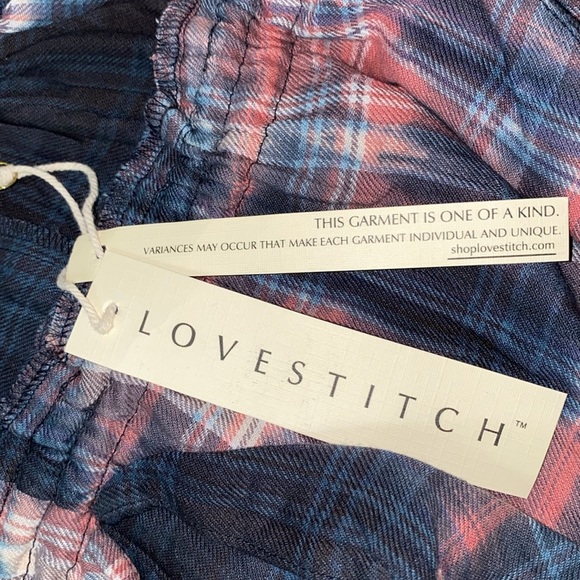 LOVESTITCH Marfa maxi dress empire waist strappy halter 2 pockets NWT size S - Picture 9 of 14